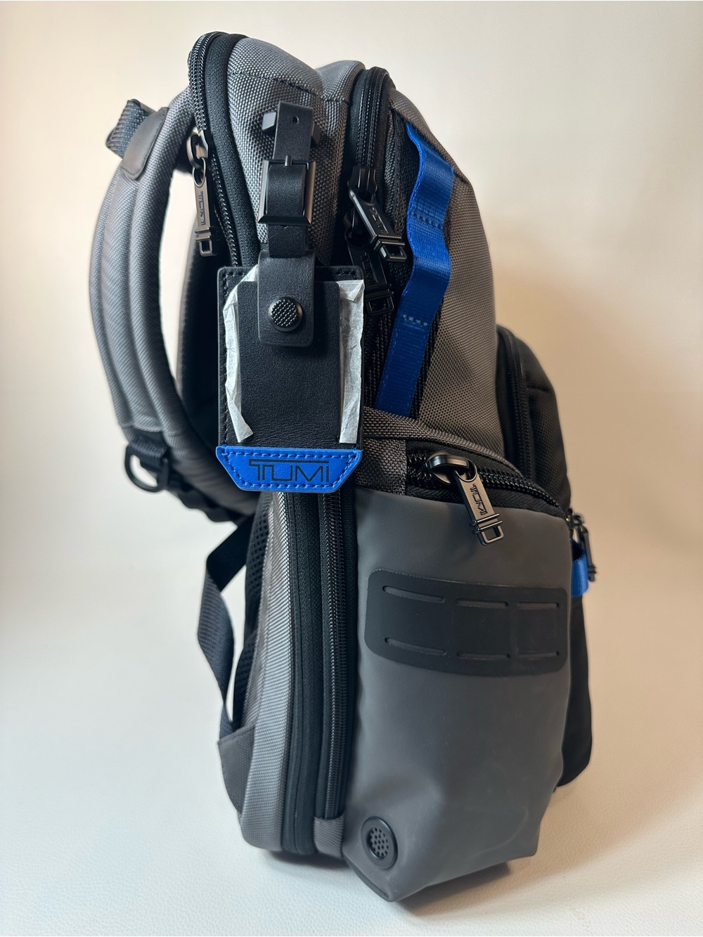 New Men’s TUMI Mens Alpha Bravo Navigater Backpack Gray, Blue - Picture 5 of 13
